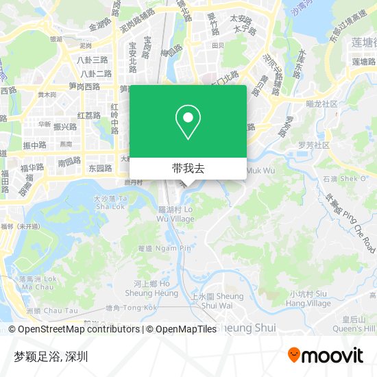 梦颖足浴地图
