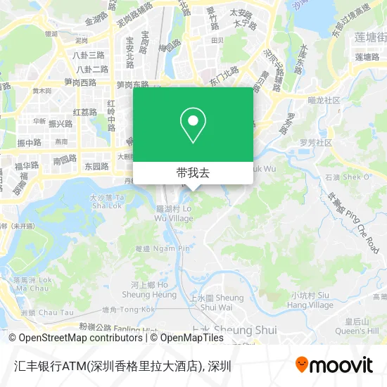 汇丰银行ATM(深圳香格里拉大酒店)地图