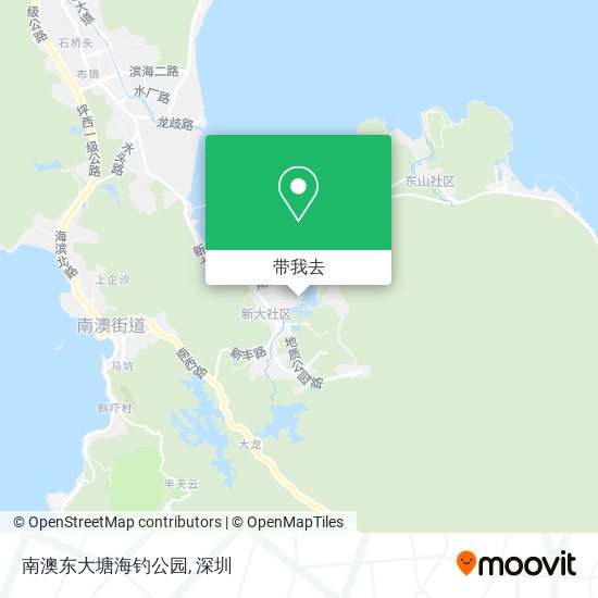 南澳东大塘海钓公园地图