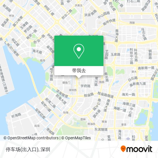停车场(出入口)地图