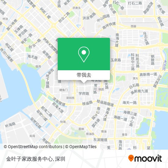 金叶子家政服务中心地图