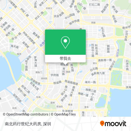 南北药行世纪大药房地图