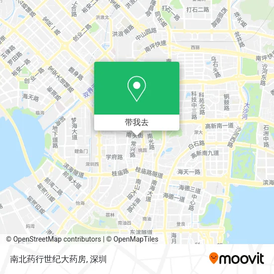 南北药行世纪大药房地图