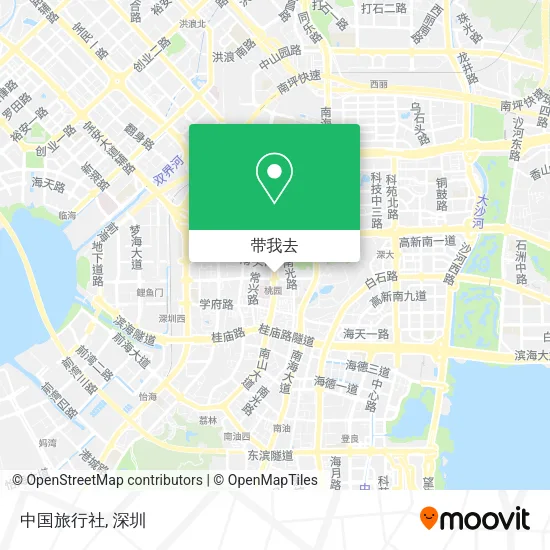 中国旅行社地图