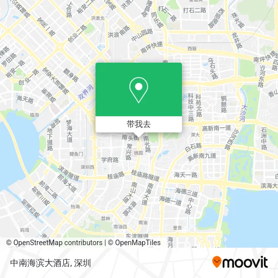 中南海滨大酒店地图