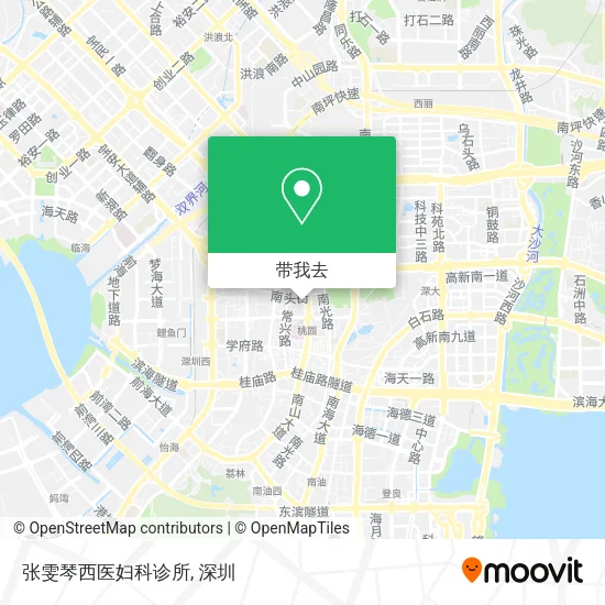 张雯琴西医妇科诊所地图