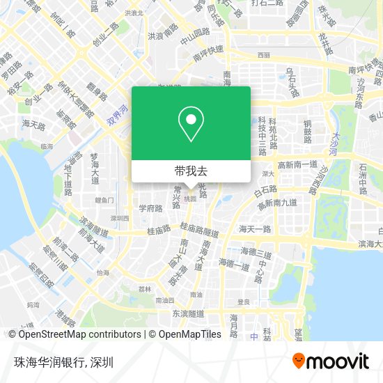 珠海华润银行地图