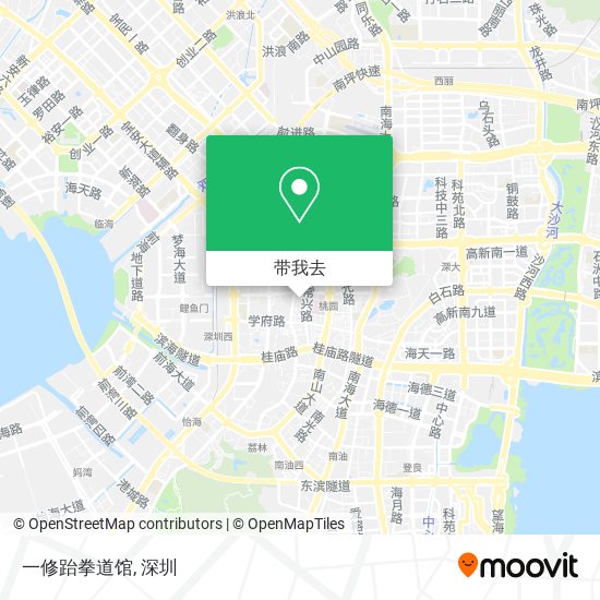 一修跆拳道馆地图