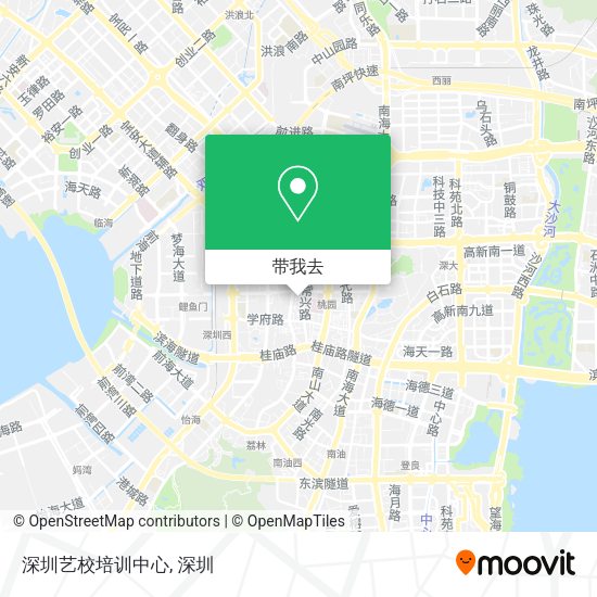 深圳艺校培训中心地图