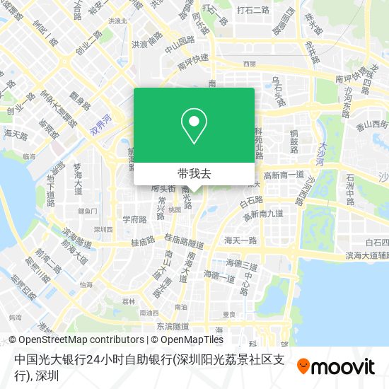 中国光大银行24小时自助银行(深圳阳光荔景社区支行)地图
