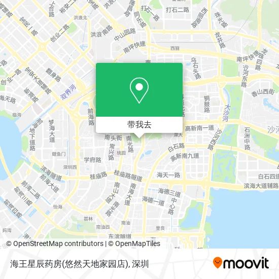 海王星辰药房(悠然天地家园店)地图
