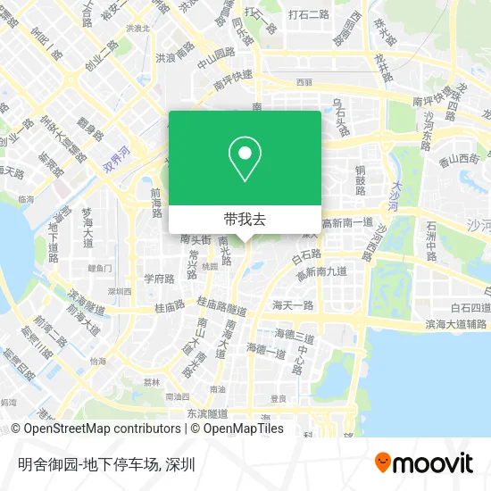 明舍御园-地下停车场地图