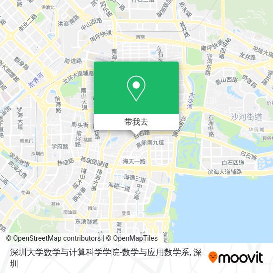 深圳大学数学与计算科学学院-数学与应用数学系地图