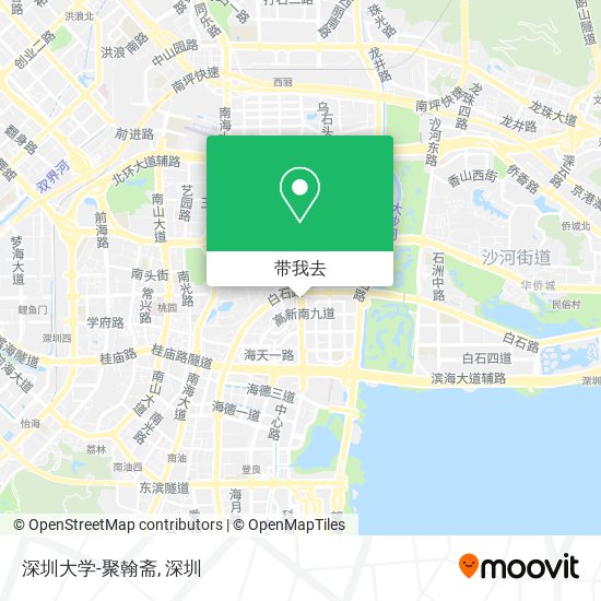 深圳大学-聚翰斋地图