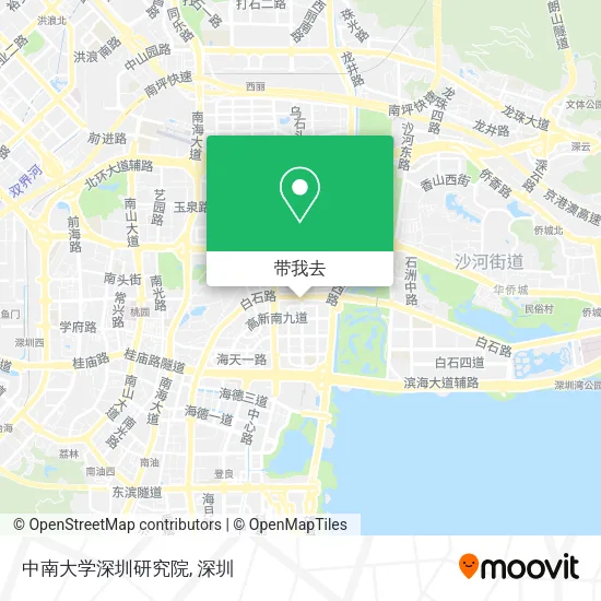 中南大学深圳研究院地图
