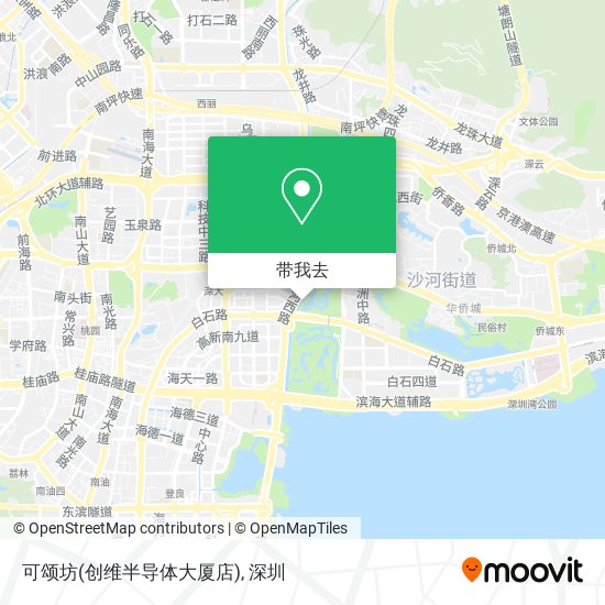 可颂坊(创维半导体大厦店)地图