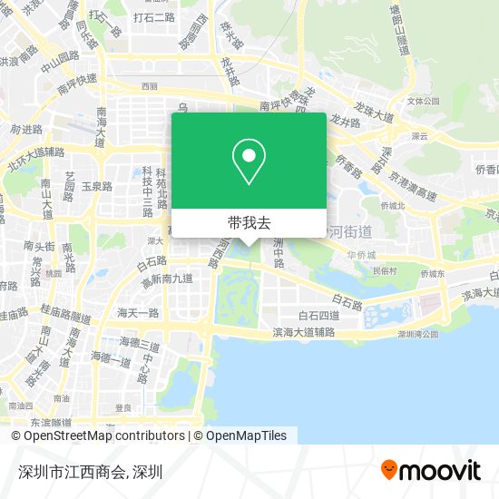深圳市江西商会地图