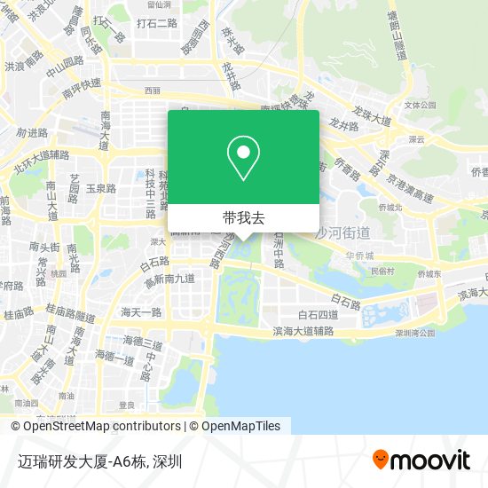 迈瑞研发大厦-A6栋地图