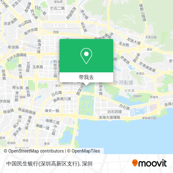 中国民生银行(深圳高新区支行)地图