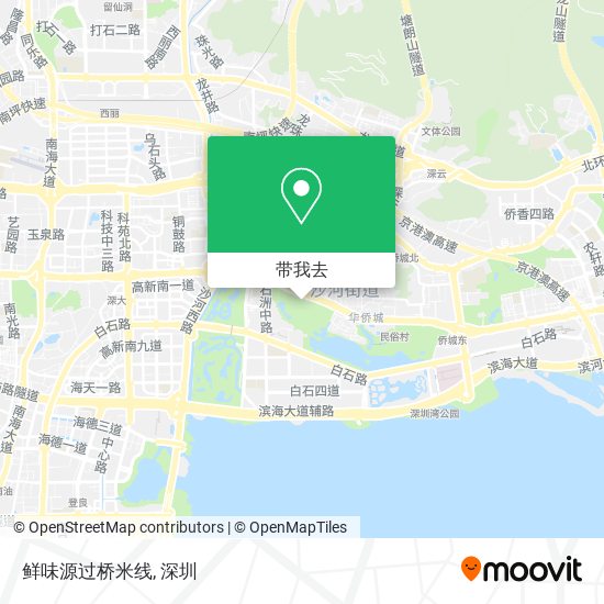 鲜味源过桥米线地图