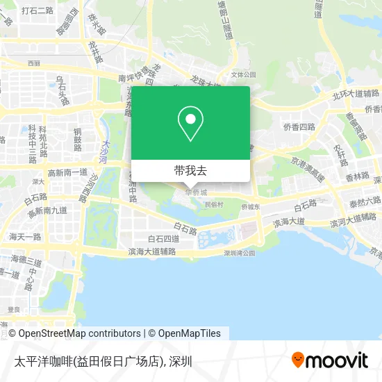 太平洋咖啡(益田假日广场店)地图