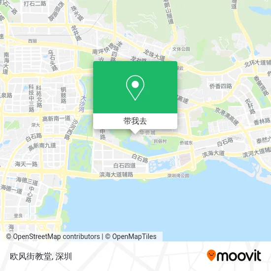 欧风街教堂地图