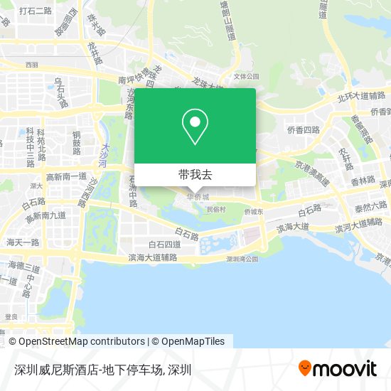 深圳威尼斯酒店-地下停车场地图
