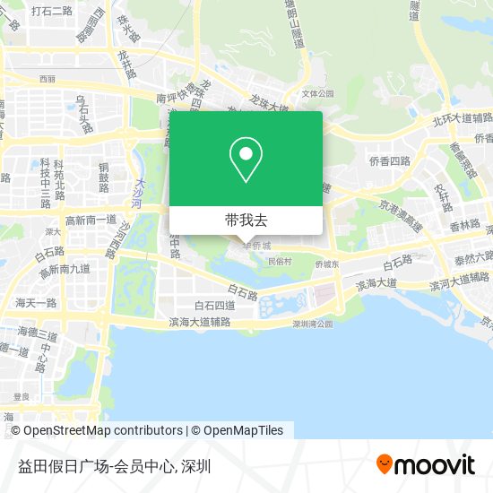益田假日广场-会员中心地图