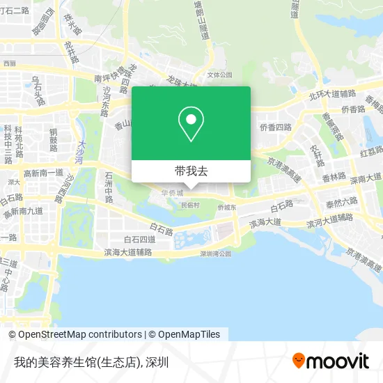 我的美容养生馆(生态店)地图