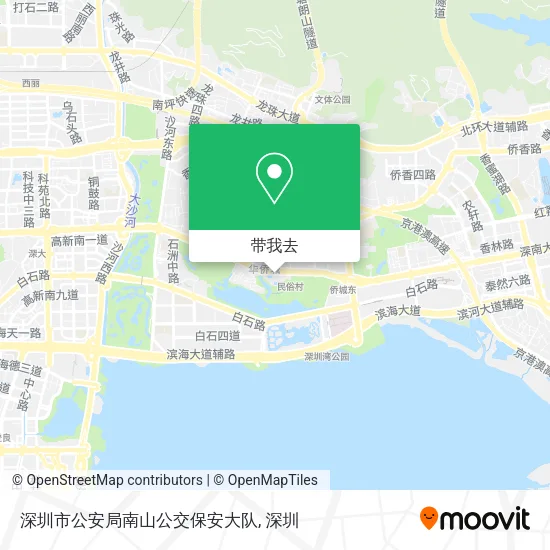 深圳市公安局南山公交保安大队地图