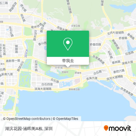 湖滨花园-涵晖阁A栋地图