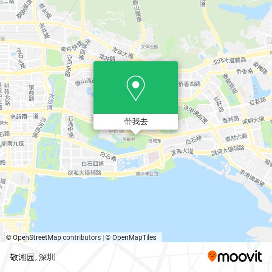 敬湘园地图