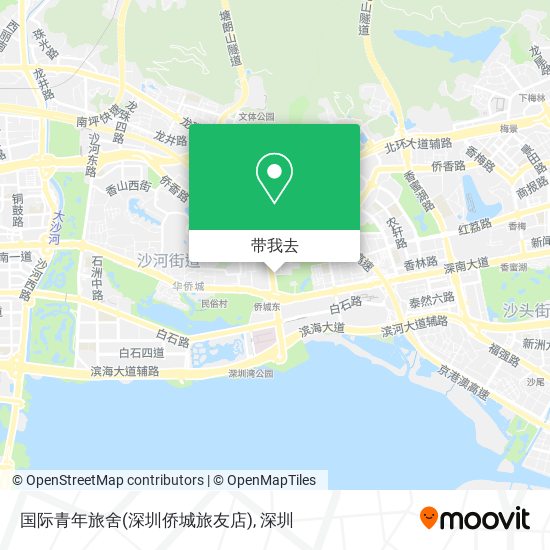 国际青年旅舍(深圳侨城旅友店)地图