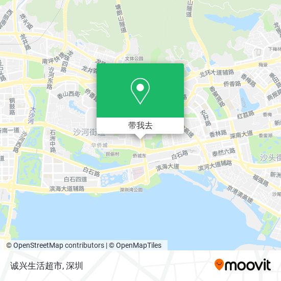 诚兴生活超市地图