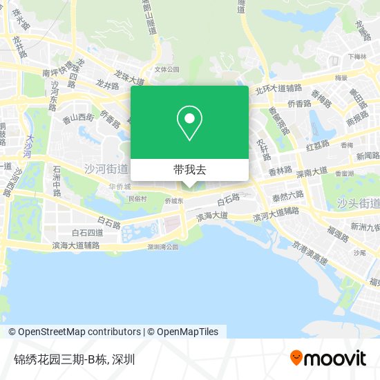 锦绣花园三期-B栋地图