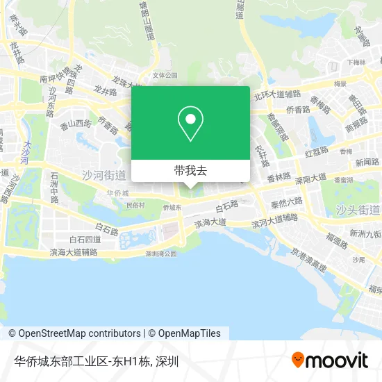 华侨城东部工业区-东H1栋地图