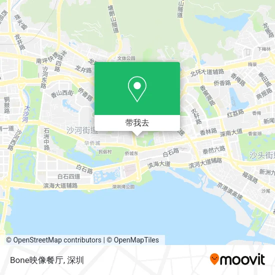 Bone映像餐厅地图