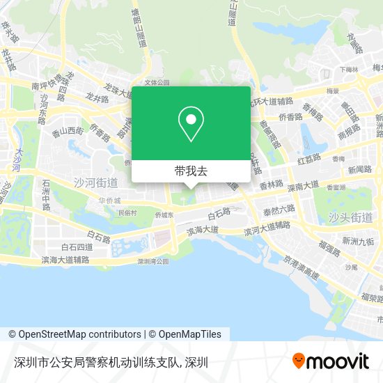 深圳市公安局警察机动训练支队地图