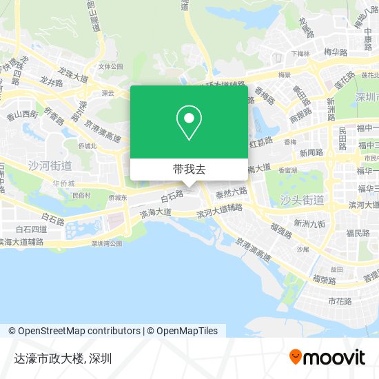 达濠市政大楼地图