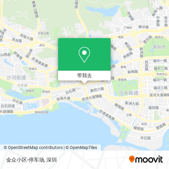 金众小区-停车场地图