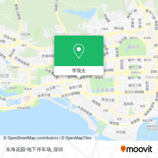 东海花园-地下停车场地图