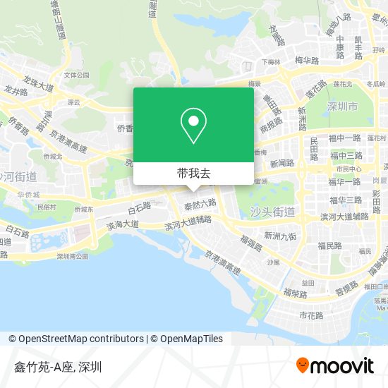 鑫竹苑-A座地图
