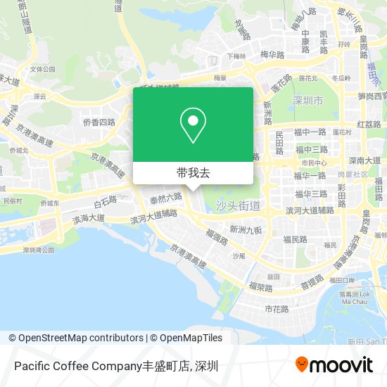 Pacific Coffee Company丰盛町店地图
