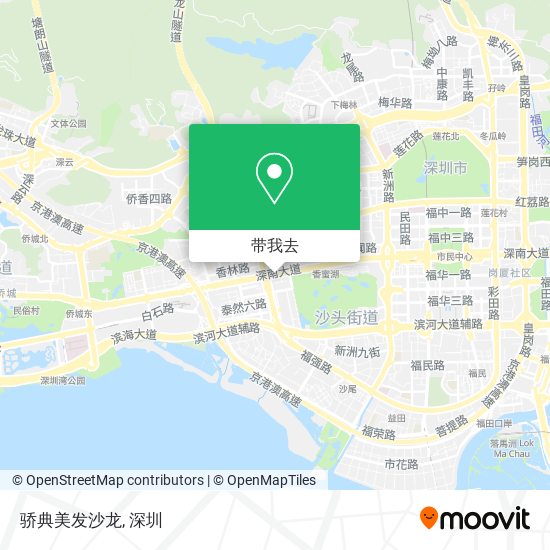 骄典美发沙龙地图