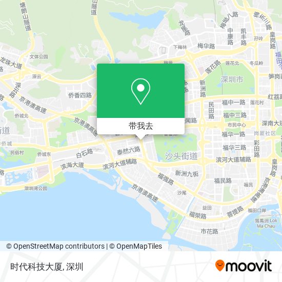 时代科技大厦地图