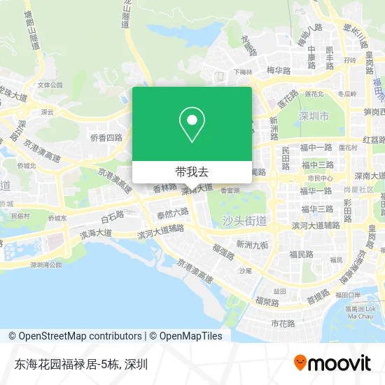 东海花园福禄居-5栋地图