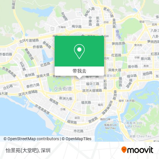 怡景苑(大堂吧)地图