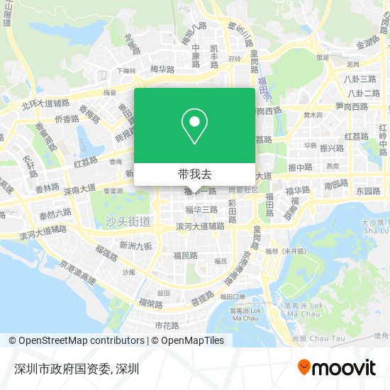 深圳市政府国资委地图