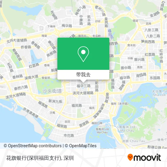 花旗银行(深圳福田支行)地图
