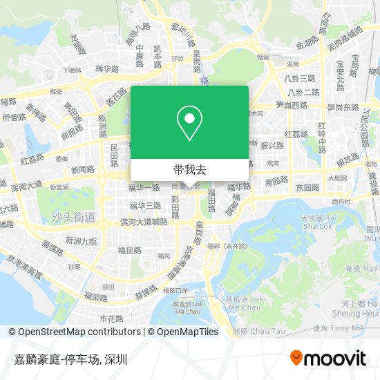 嘉麟豪庭-停车场地图